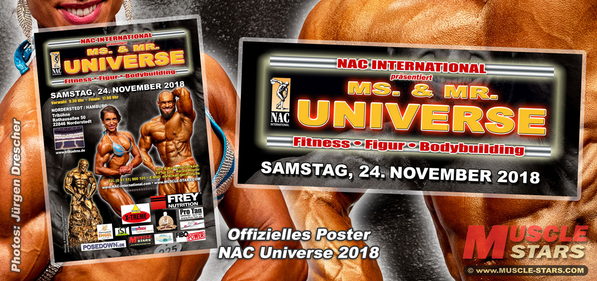 NAC Ms. & Mr. UNIVERSE 2018, German & International Poster