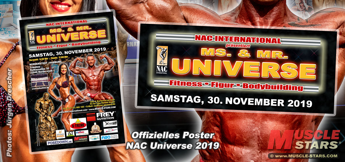 NAC Ms. & Mr. UNIVERSE 2019, German & International Poster
